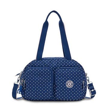 Kipling Cool Defea Klasik Printed Omuz Çantası Mavi | TR 1826KO